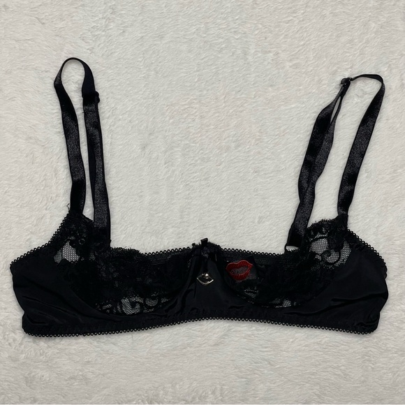Coquette Black Bra Size S - Picture 1 of 5